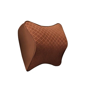 Автомобильная поясничная Подушка с эффектом памяти, Автомобильная подушка для шеи, подголовник, подголовник - изображение