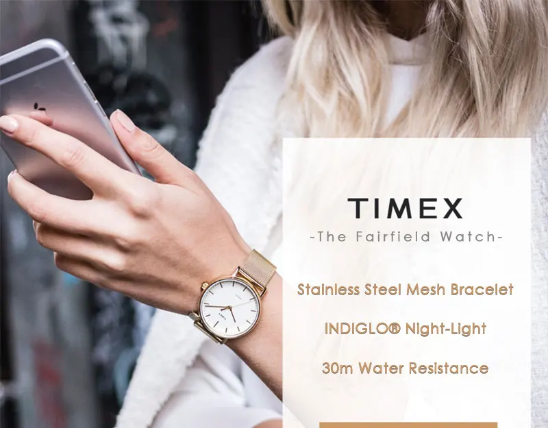 timex fairfield mesh