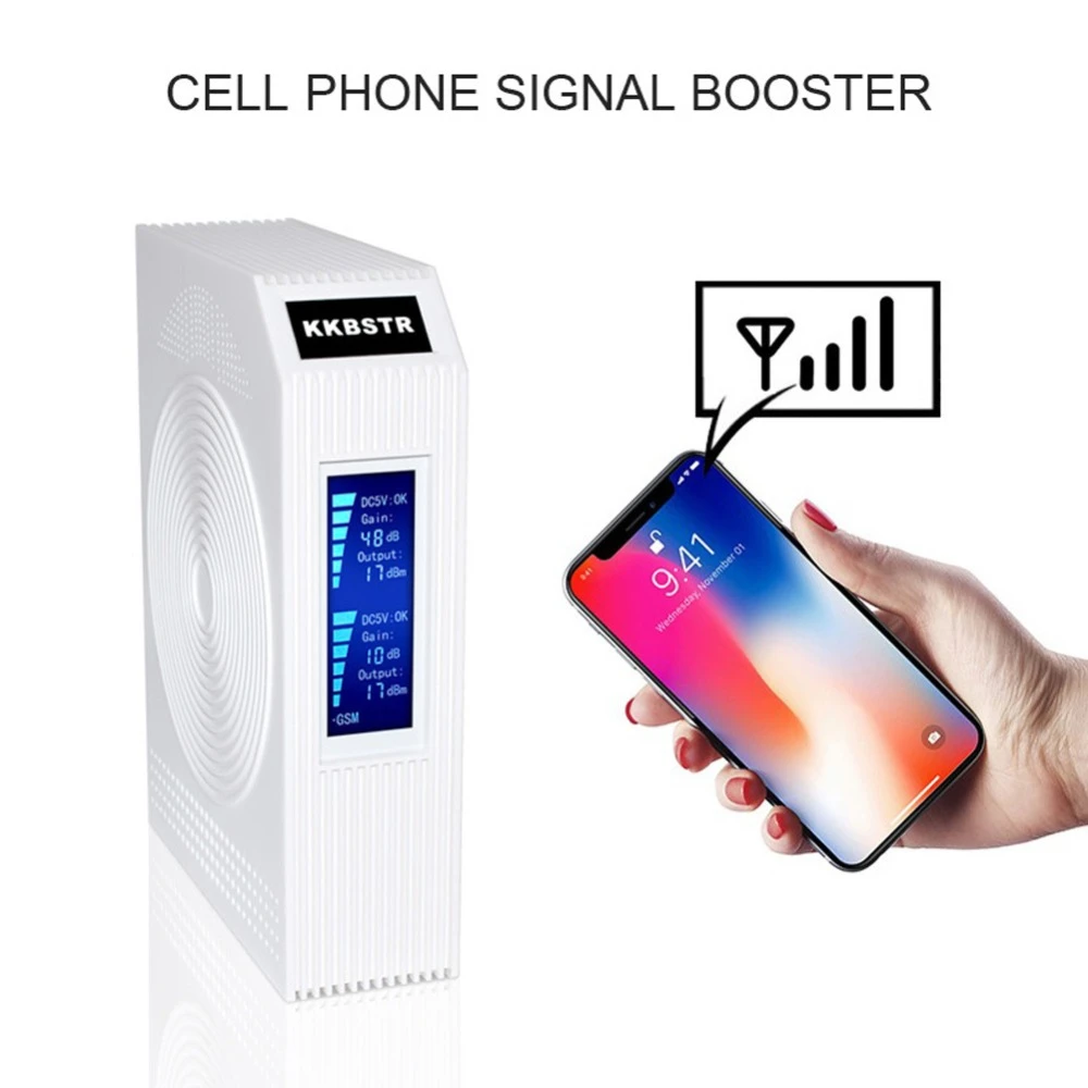 Kkbstr Cell Phone Signal Booster 900mhz 1800mhz Home Mobile Phone Signal Repeater Enhance Your 2g 3g 4g Call Signal Boosters Aliexpress
