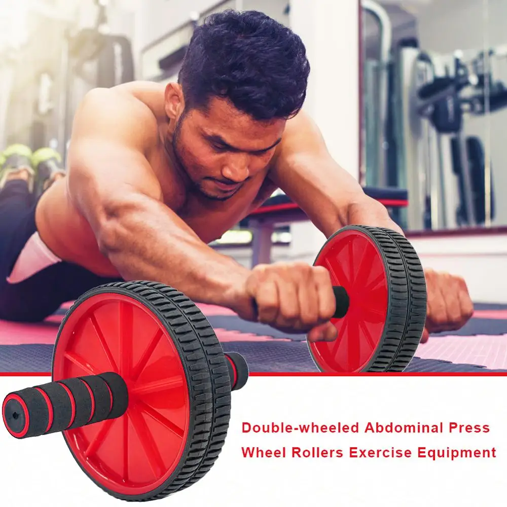 البطن الصحافة عجلة المدربين Ejercicio بكرات نجوم النادي الأهلي للمنزل رياضة كمال الأجسام اللياقة البدنية مزدوجة-بعجلات رياضة 2019