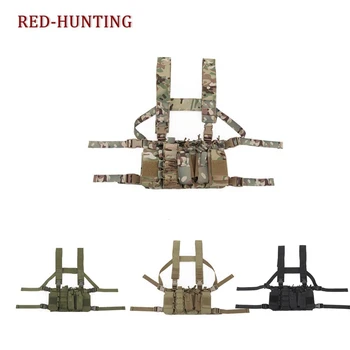 

Outdoor Hunting Vest Tactical Combat Rapid Assault Chest Rig Vest Harness w/ Magazine Pouches