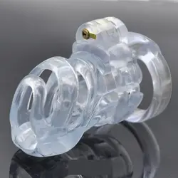 2018 натуральная смола мужской 3D длинный петух клетка замок РА W 4 размера кольцо для пениса устройство бондаж для взрослых БДСМ секс игрушка 3