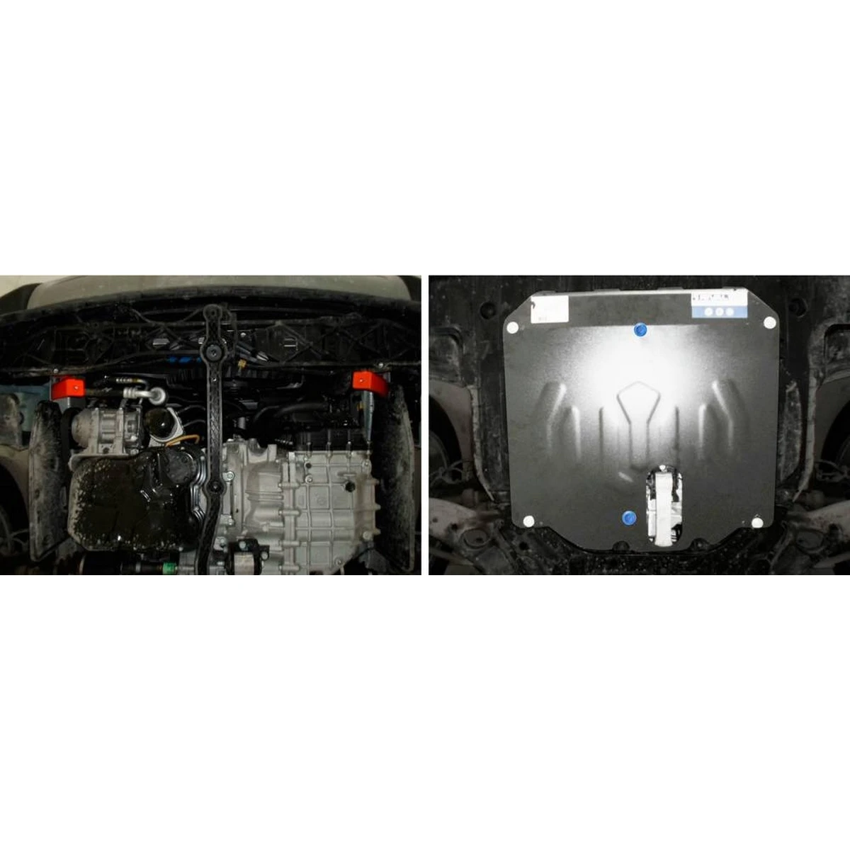 Защита картера и КПП Rival 333.2341.1 (для Hyundai Grand Santa Fe Santa Fe V - 2.2d; 3.3 2014-2016/Hyundai Grand Santa Fe V - 2.2d 2016-н.в./Hyundai Santa Fe V - 2.2d; 2.4 2012-2016/Hyundai Santa Fe V - 2.2d; 2.4 2016-н.в.)