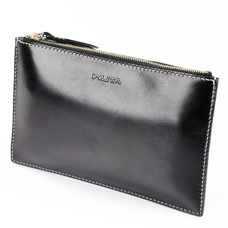 WUTA 951, Мужской Длинный кошелек, шаблон, прозрачный акриловый кожевенный узор, набор, модель для DIY, Мужская классическая сумка на молнии, женский клатч