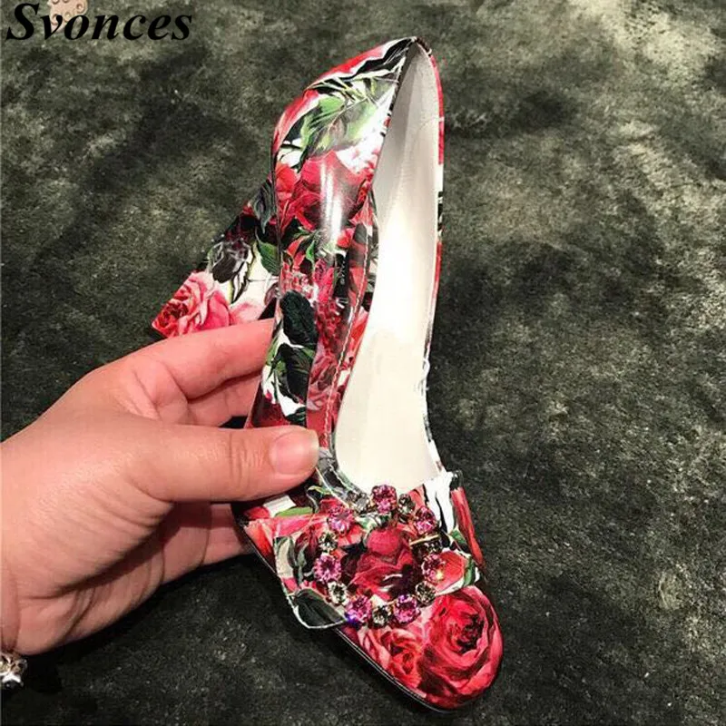 floral print shoes women's