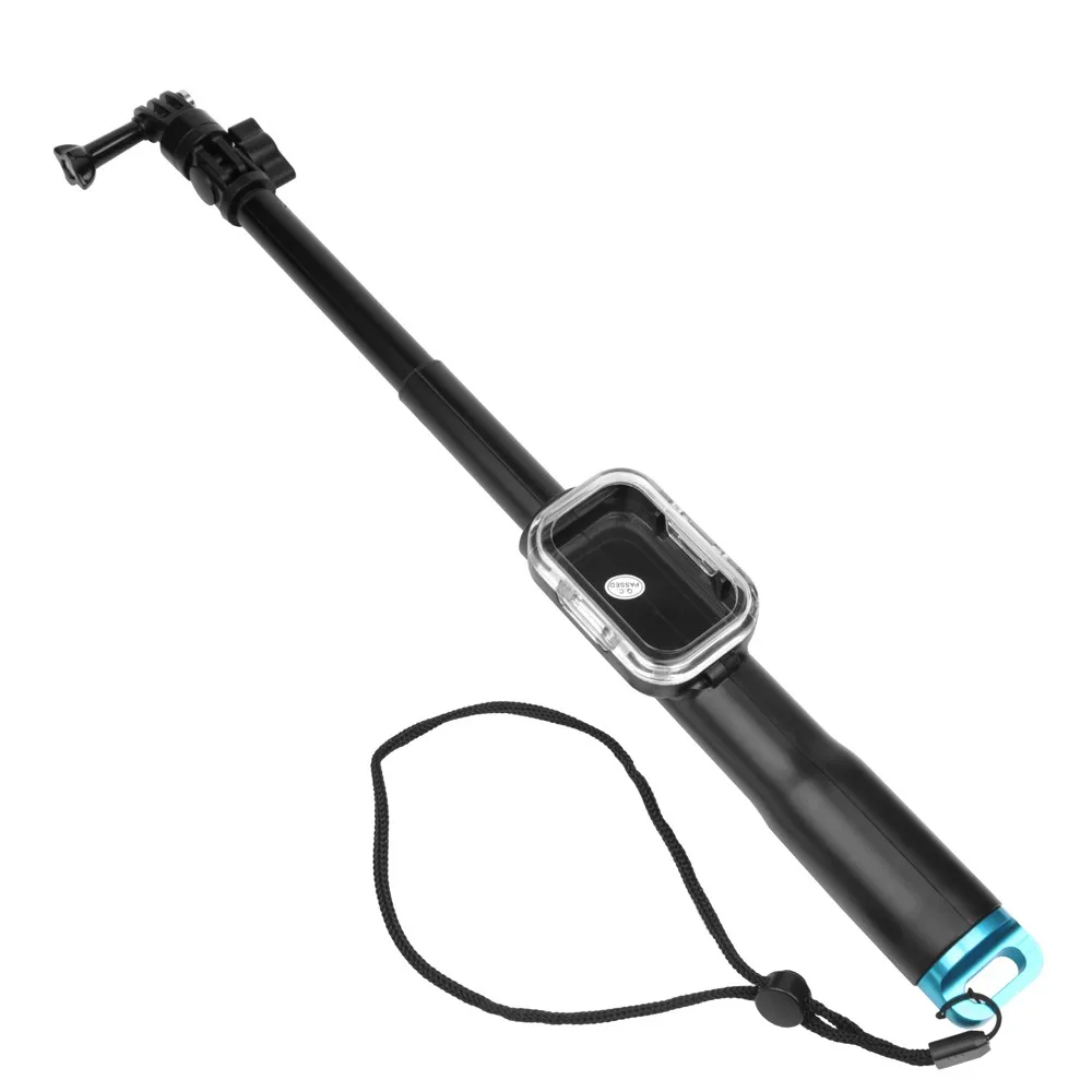 

New 39 Inch Waterproof Handheld Selfie Stick Monopod for Gopro 5 3+/3 4 Session With Wifi Remote Clip