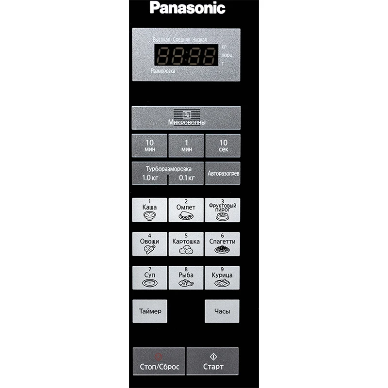 Panasonic NN ST342MZTE Микроволновая печь 800 Вт Объем печи 25 л ТURBO разморозка Сенсорная