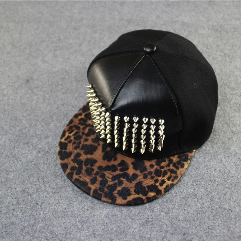 

Seioum 2018 Summer Outdoor Fashion Pure color Rivets gorras planas hip hop men Snapback Boys Girls Baseball Cap For women Hats