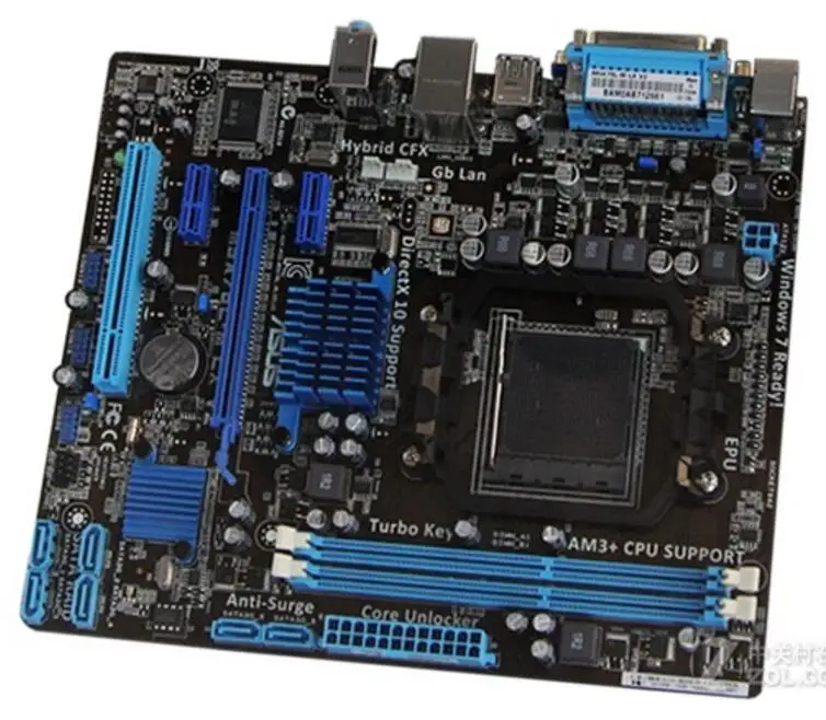 Разъем AM3 + для ASUS LX V2 оригинальная б/у настольная материнская плата 760G DDR3 USB2.0