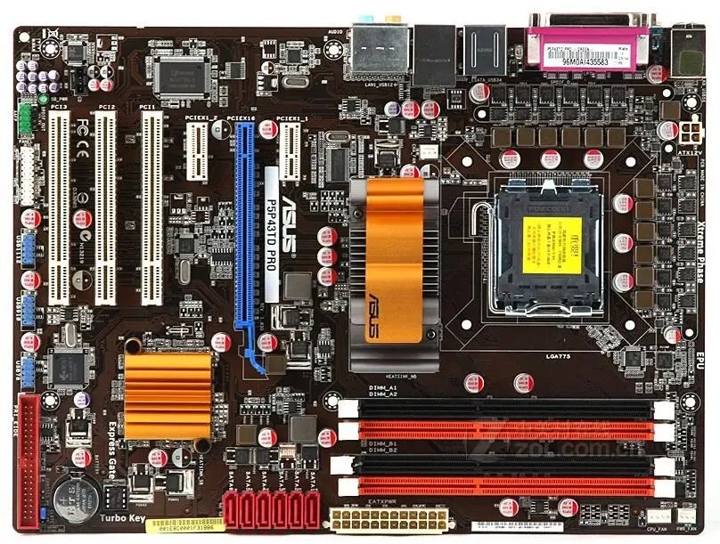 Для ASUS P5P43TD PRO настольная материнская плата P43 розетка LGA 775 DDR3 б/у материнская плата