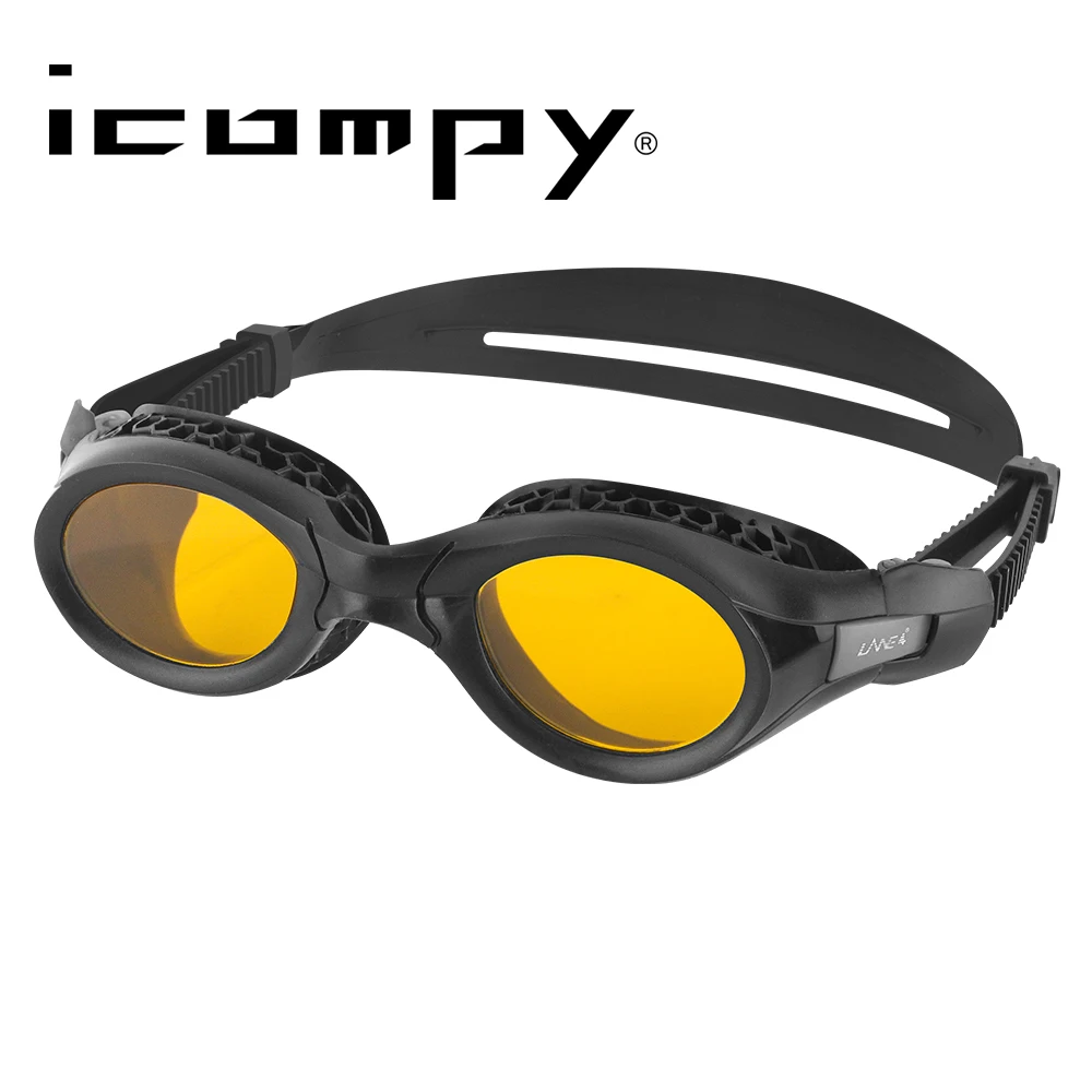 LANE4 icompy плавательные очки Анти-туман УФ Защита водонепроницаемые очки для плавания для взрослых мужчин женщин#96020 очки