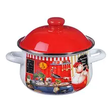 VETTA КАСТРЮЛЯ. эмалированная