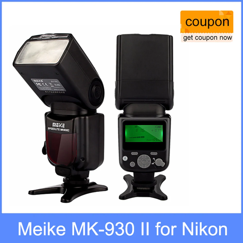 MEIKE продукт MK-930 II lcd GN58 Вспышка Speedlite для Canon Nikon Pentax Olympus DSLR камер