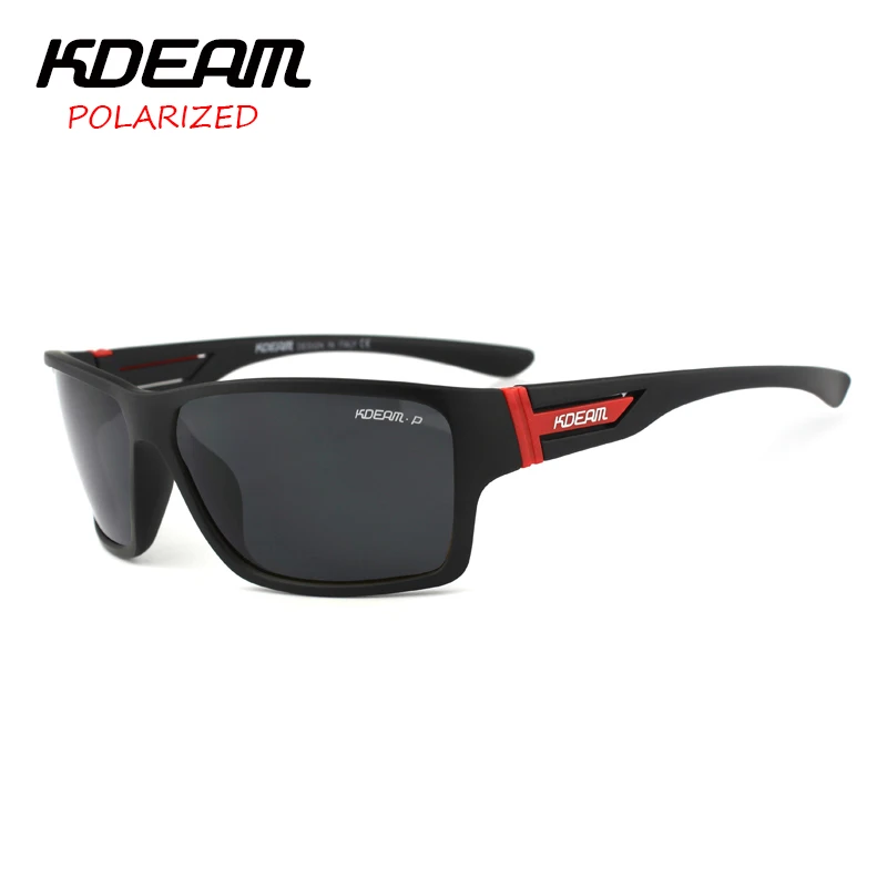 KDEAM брендовые солнцезащитные очки мужские спортивные солнцезащитные очки женские поляризованные зеркальные линзы zonnebril mannen 7 цветов UV400 С жесткий чехол KD510