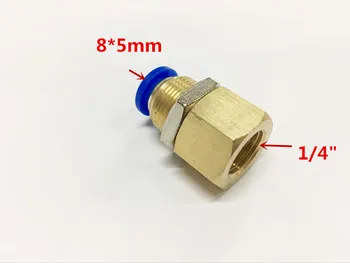 

high quality NPT pneumatic fast plug joint PMF 8- 02 1/4"bulkhead threaded joint