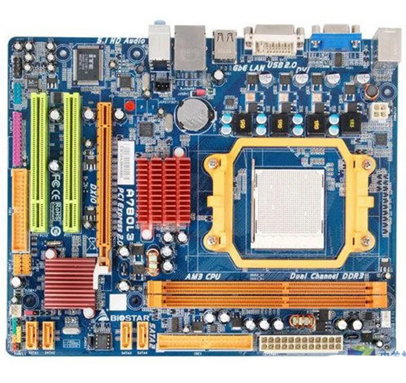 Материнская плата A78 AM3 оригинальная для Biostar A780L3 DDR3 | Компьютеры и офис