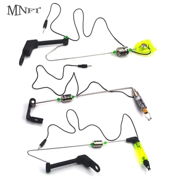 

MNFT 5Pcs Carp Fishing Swingers Illuminated Set Of 3 Style Drop off Bite Indicators LED Fishing Tackle Tools