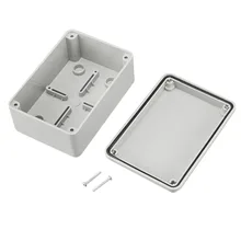 Uxcell 125x85x55mm Electronic Plastic DIY Junction Box Enclosure Case Outdoor Junction Box Waterproof Enclosure Box Housing DIY 1 piece 280 230 109mm szomk aluminum enclosure electronics die casting waterproof junction box aluminum housing case
