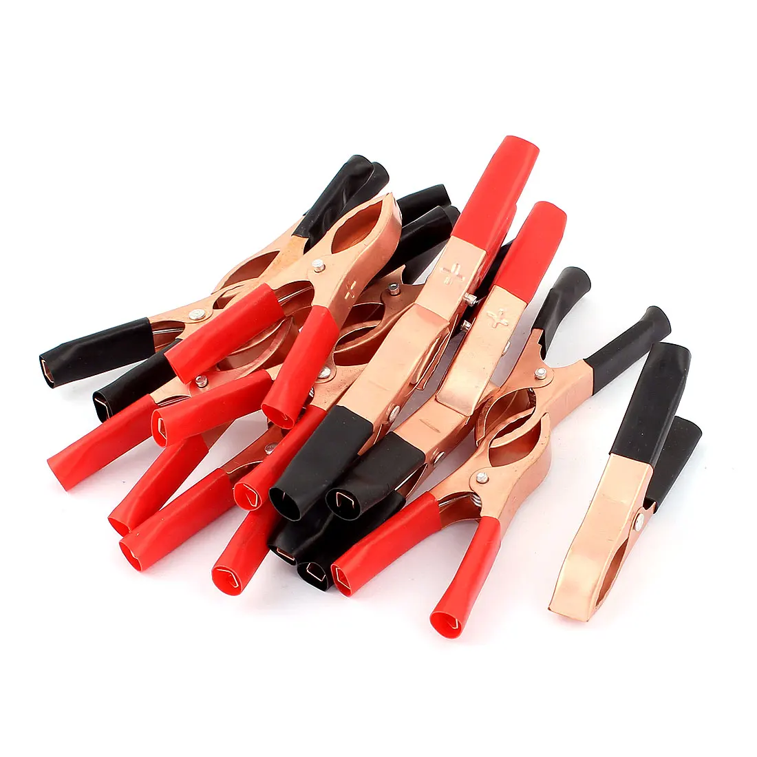 UXCELL 16 Pcs 100A 70Mm Metal Car Battery Clips Crocodile Alligator