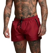 Быстросохнущие мужские шорты для серфинга, купальный костюм, цветные плавки, одежда для плавания с кулиской, купальный костюм 3XL, Пляжные штаны