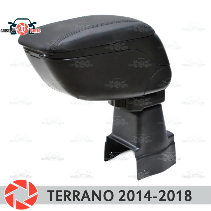 For Nissan Terrano 2014-2018 car armrest central console leather storage box ashtray accessories car styling For Nissan Terrano 2014-2018 car armrest central console leather storage box ashtray accessories car styling