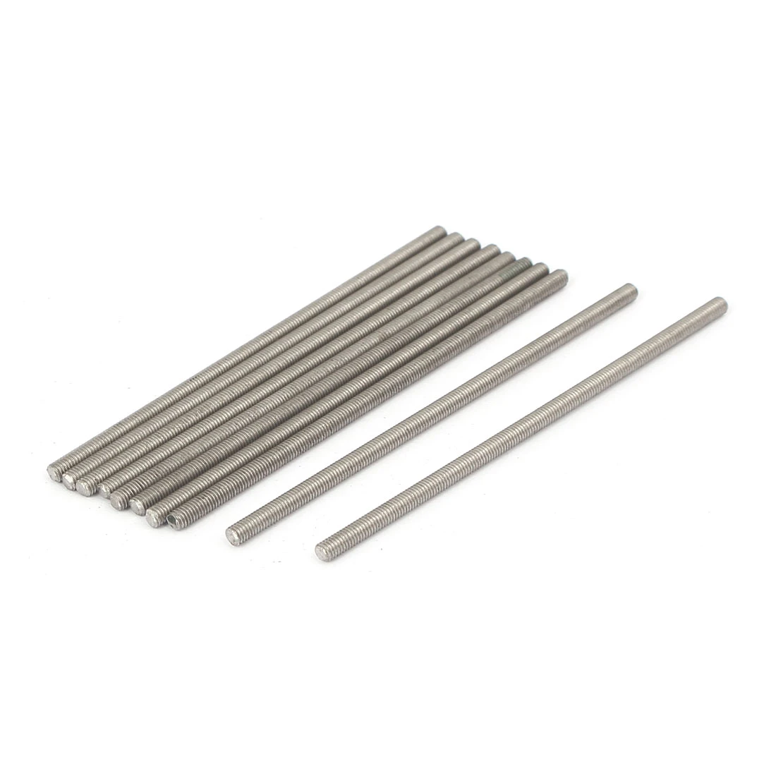 uxcell M4 x 80mm 304 Stainless Steel Fully Threaded Rod Bar Studs Silver Tone 20 Pcs a16071500ux0068 
