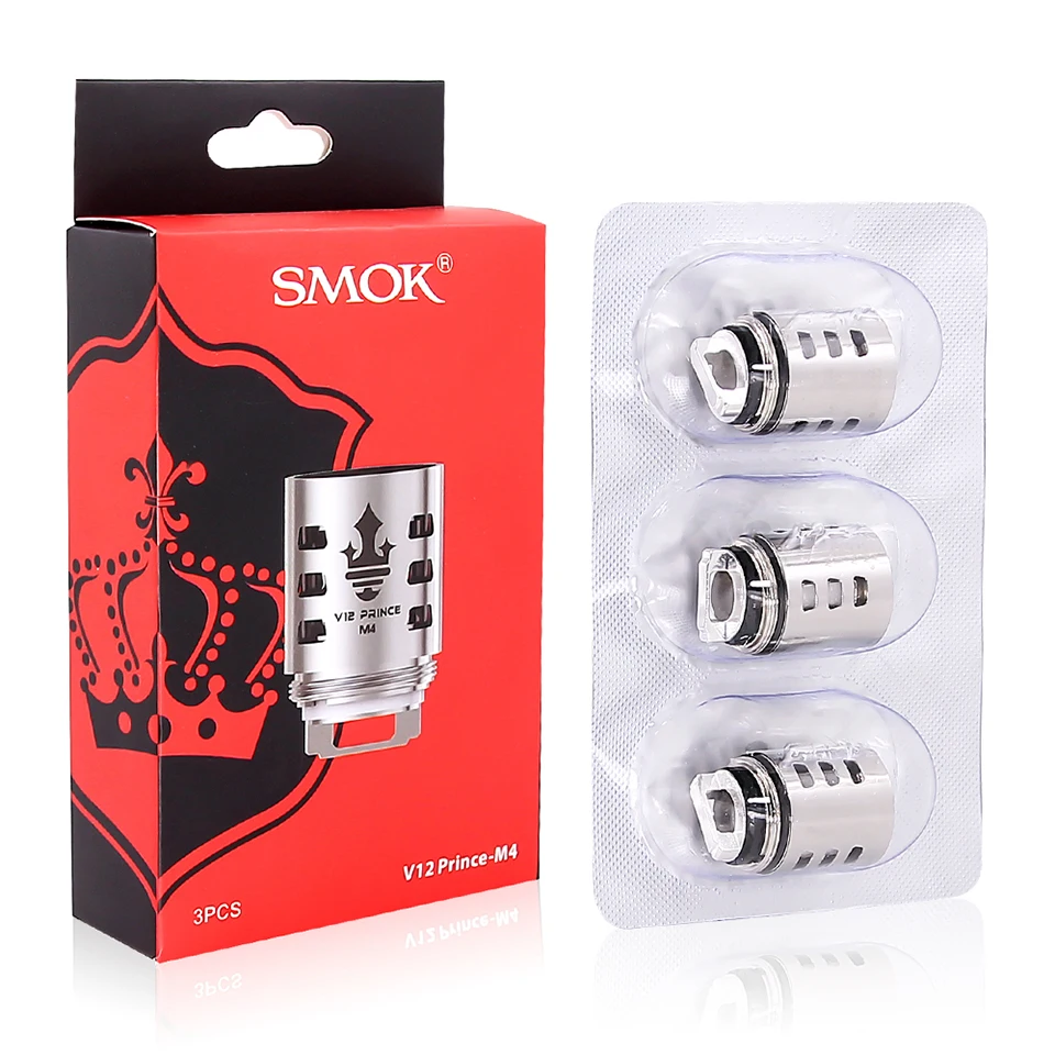 Original SMOK TFV12 V12 Prince RBA Q4 M4 X6 T10 Mesh Strip Coil Vape Core For E Cigarette TFV12 Prince Tank SMOK MAG X-Priv Kit Original SMOK TFV12 V12 Prince RBA Q4 M4 X6 T10 Mesh Strip Coil Vape Core For E Cigarette TFV12 Prince Tank SMOK MAG X-Priv Kit
