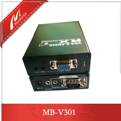 

300M VGA Extender VGA To RJ45 Converter VGA to Cat5 VGA and stereo audio extender