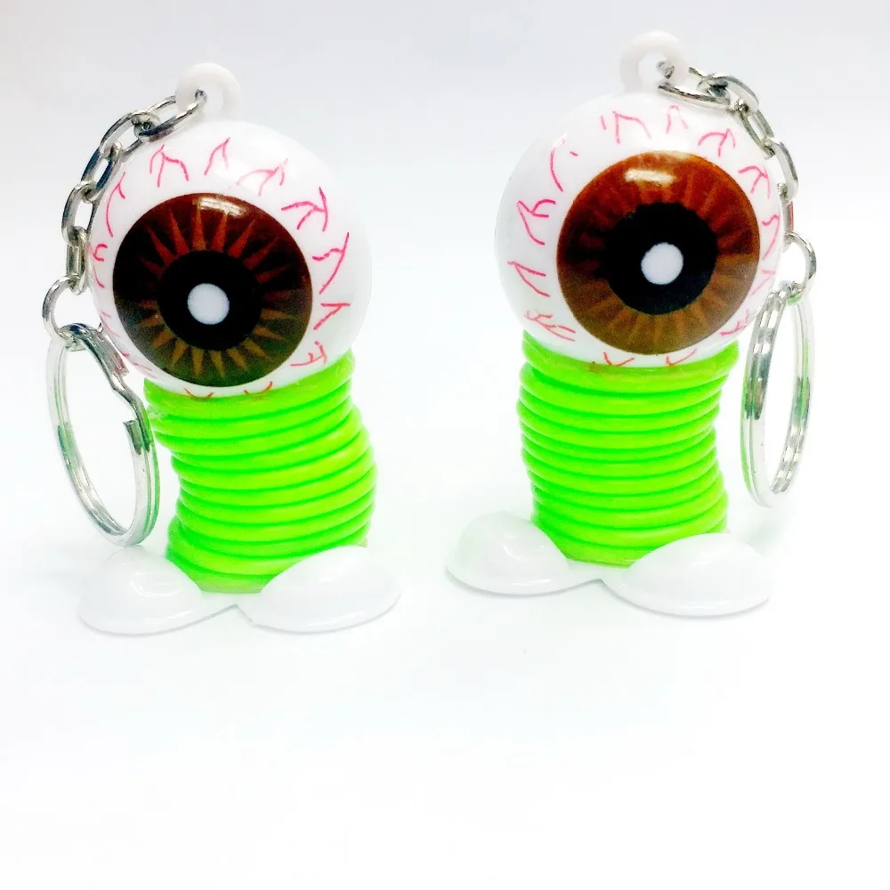eye ball spring keychain -    17.5g
