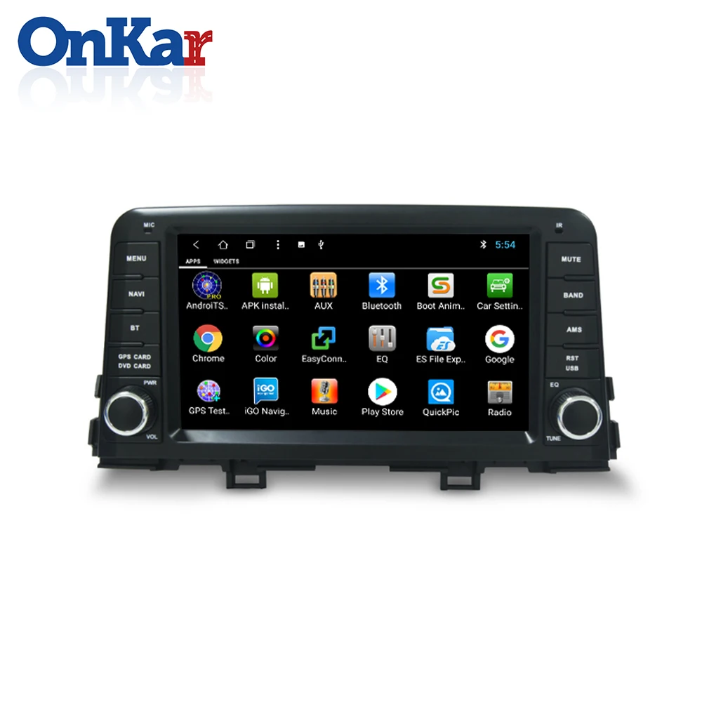 Perfect ONKAR Car 1 din gps radio for Kia Morning picanto 2017 2018 2019 android 8.1 head unit mirror link wifi bluetoth plug and play 1