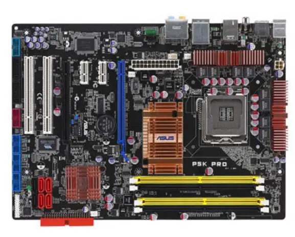 Для ASUS P5K Pro настольная материнская плата P35 LGA775 DDR2 б/у материнская плата