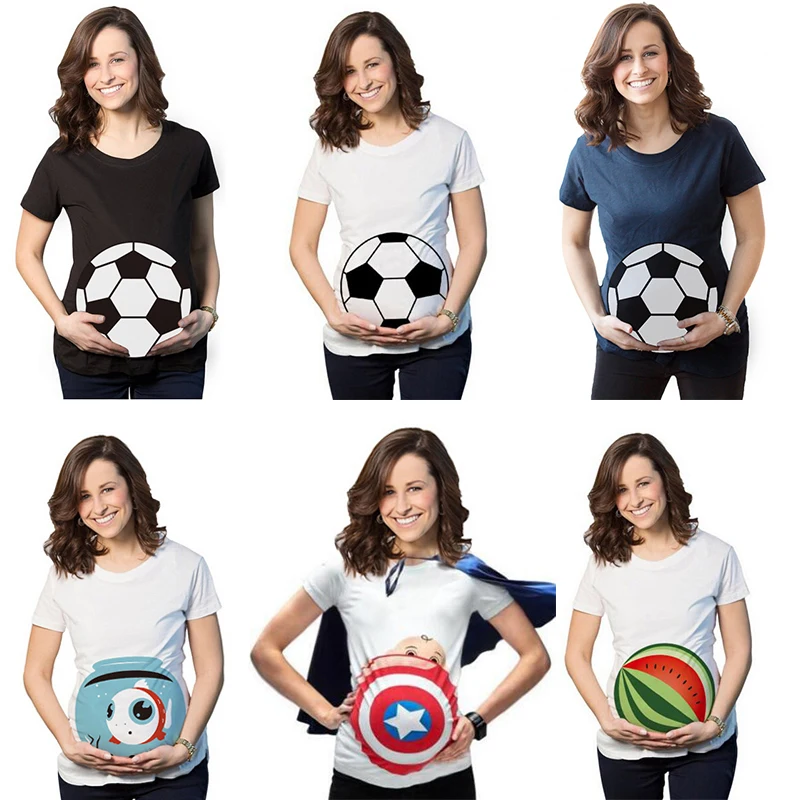

Funnny Pregnant Maternity Mother Women Summer T Shirts Pregnant Mom Cute Shirt Funny Pregnancy Tshirt T-shirt Clothes Plus Size