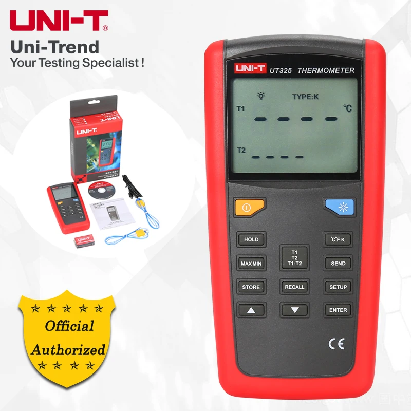 UNI-T UT321/UT322/UT325 Contact Type Thermometer; Industrial Contact Thermometer/Thermocouple Thermometer contact