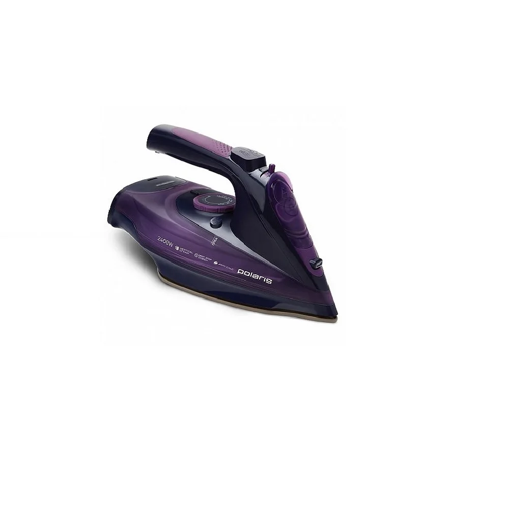 Iron wireless Polaris PIR 2489K dark purple Iron for ironing Mini iron steam iron Steam generator for clothing Irons Electric steamgenerator Small iron