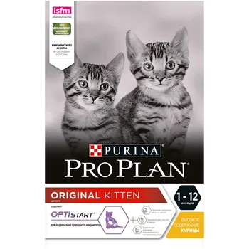 

Dry food Pro Plan for kittens from 1 to 12 months, with chicken, Package, 4 x 3 kg