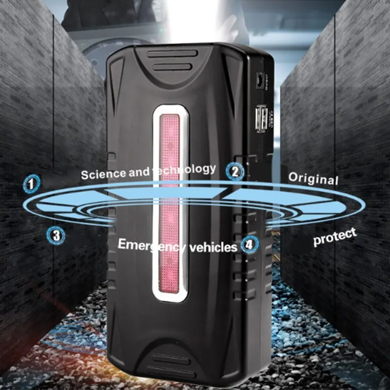 800A 23000mah MultiFunction Emergency Car Jump Starter Portable Power Bank Car Charger Battery Booster for Cars Starting Device