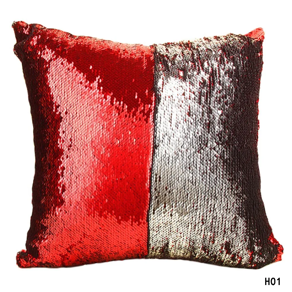 New Fashion Reversible Two colors Sequin Pillow Magical Color Changing