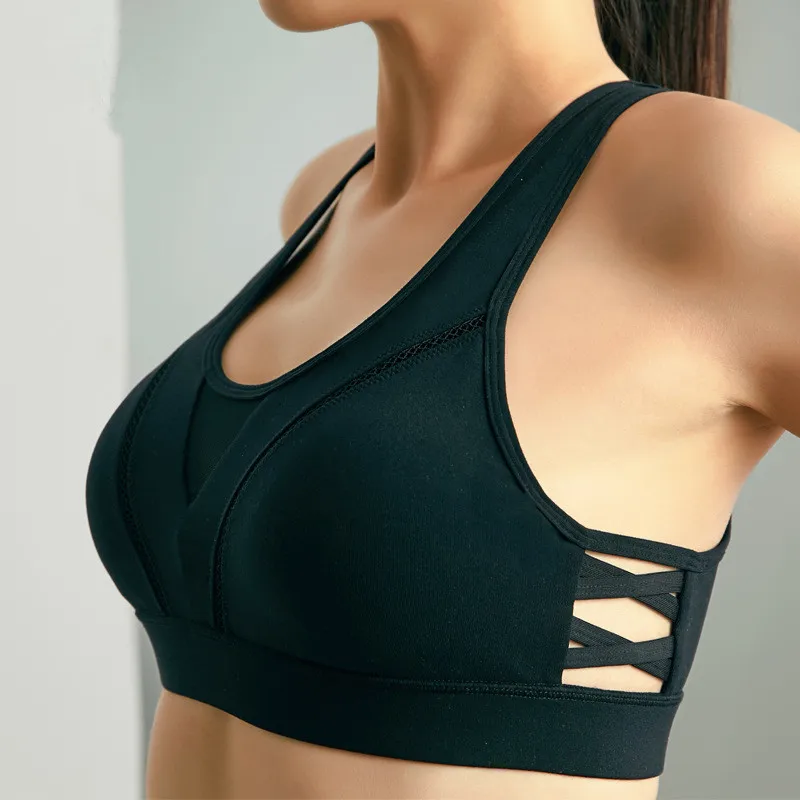 

Mermaid Curve New style Women Mesh Sports Bra Push Up Padded Adjustable Bras Yoga Crop Tops Gym Fitness Tank Sexy Running Bras