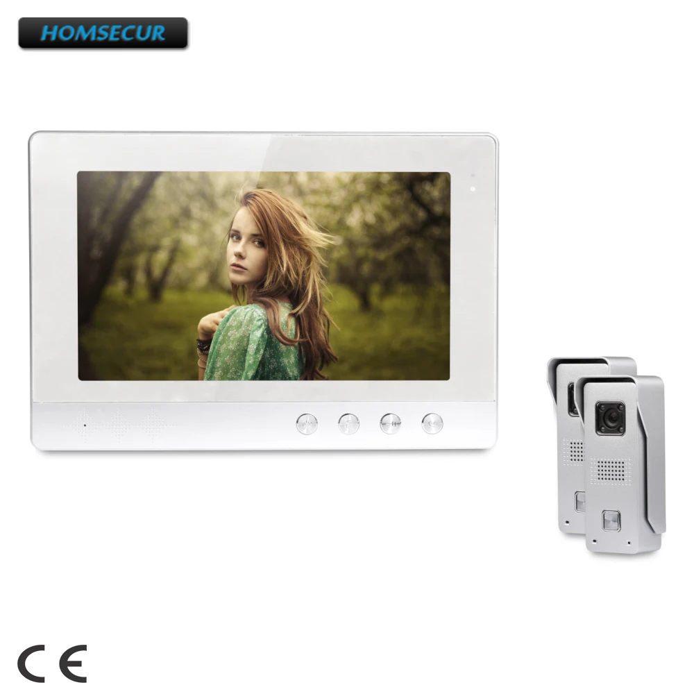

HOMSECUR 10.1inch Video Door Entry Security Intercom with Intra-monitor Audio Intercom RU Warehouse