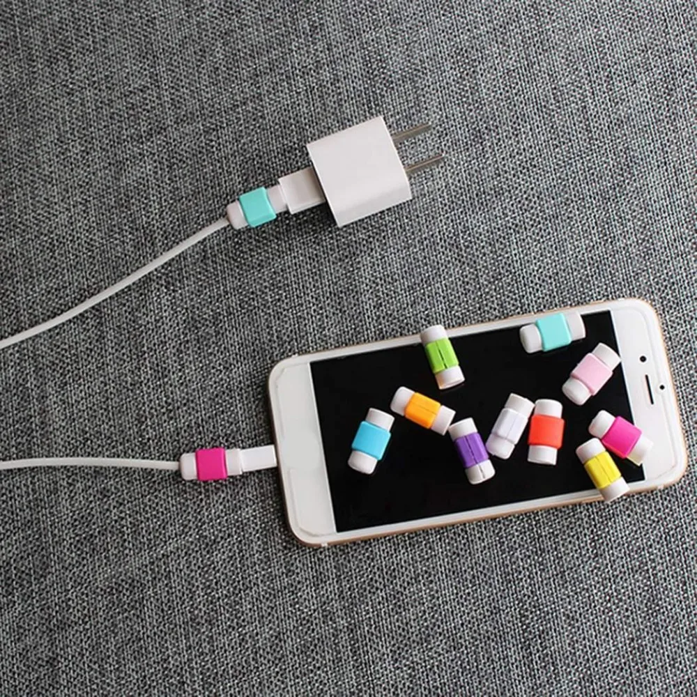 

1Pcs Data Charger line Protective Sleeve Hot USB Cable Protector Saver Earphone Cord Protection Wire Cover Random Color