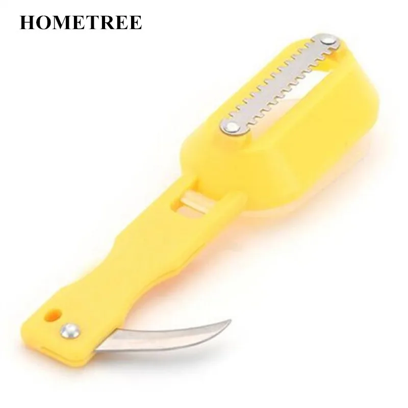 

HOMETREE Scraping Scale Kill Fish With Knife Machine Creative Multipurpose Home Novel Supply Kitchen Garden Cooking Tool H224