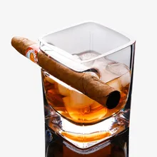 Креативная сигарета виски, утолщенное стекло с кристаллами, импортное вино, ликер, сок, чашка, квадратная кружка, Прямая поставка