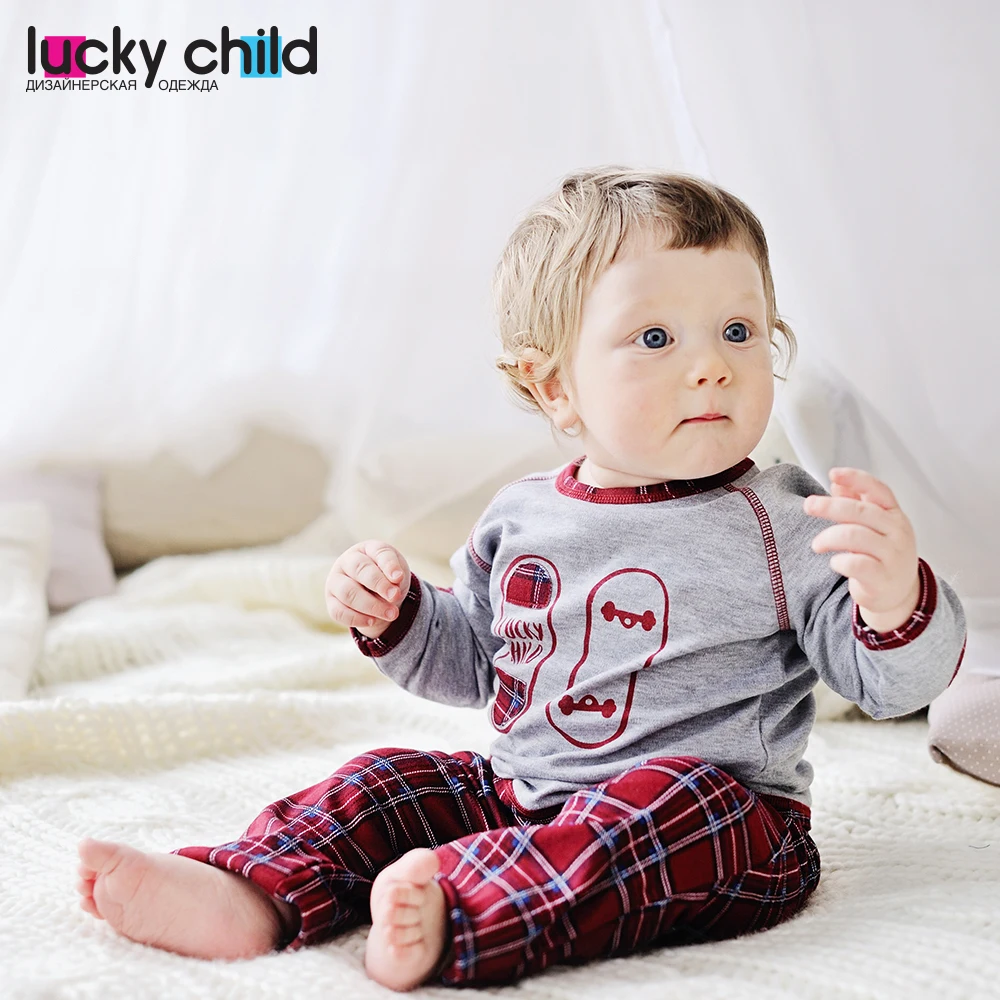 Пижама Lucky Child для мальчиков и девочек 3T 8T [сделано в России доставка от 2 х