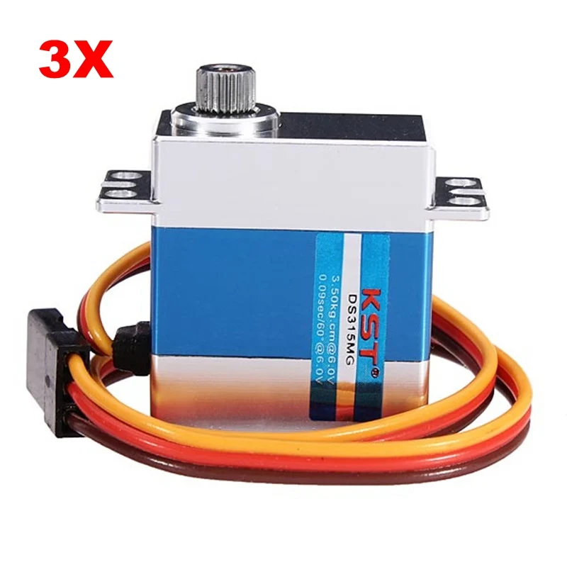 

High Quality KST DS315MG Metal Digital Swash Plate Servo For 450 RC Helicopter Airplane Aircraft Accessories