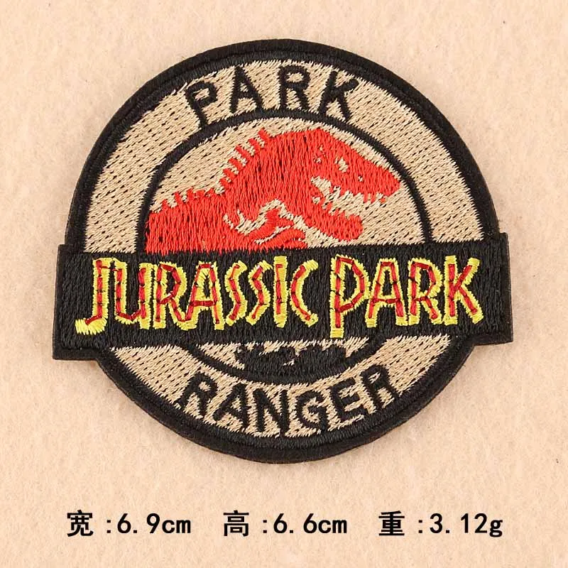 Toppa Ricamo Dinosauro T-Rex Jurassic – Applica A Ferro O Cucila Su Giacche E Zaini - Foto 7