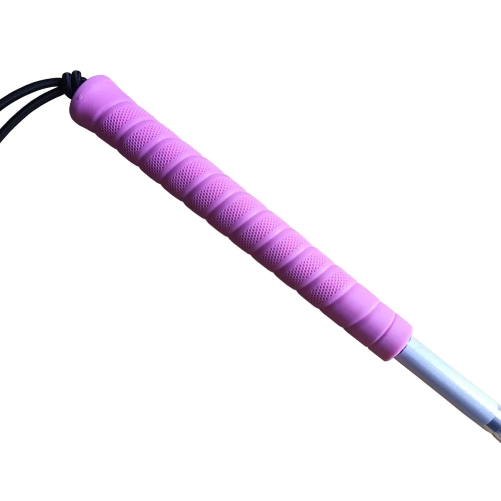 Pink Handle, 110cm-155cm, Aluminum Mobility Folding White Cane for Vision Impaired and Blind People (folds down 4 sections) 3