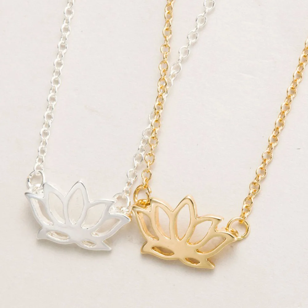 

2018 Fashion Jewelry Good Karma Happy flower Choker Necklace gold silver color
