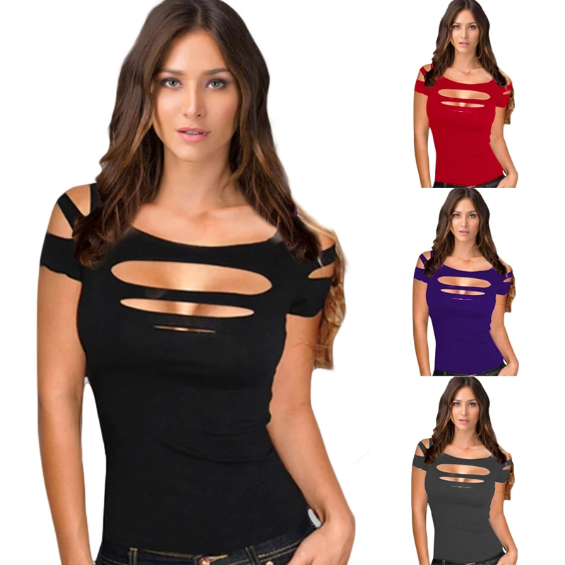 Short Sleeve T Shirt Women Tops Vestido Summer Fitness Bodycon Slim Dew