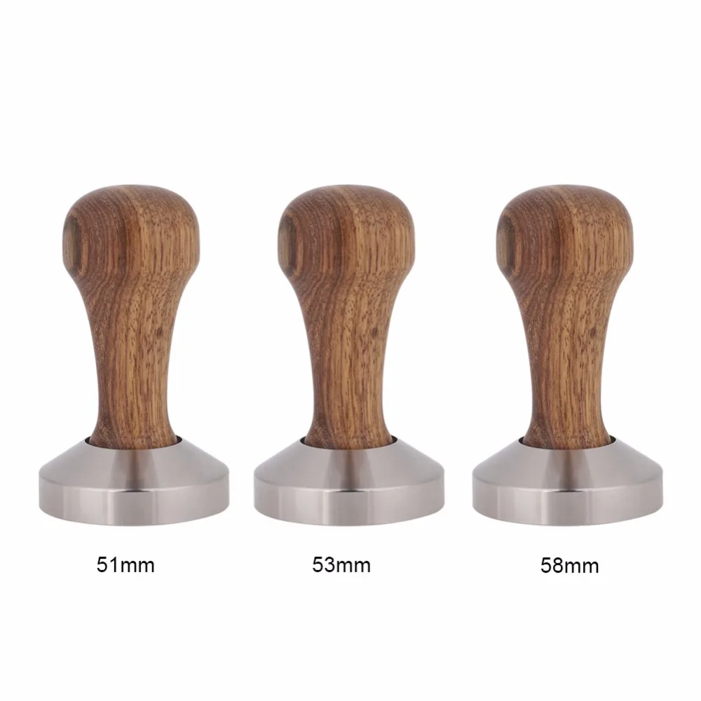 

Practical Stainless Steel Coffee Tamper Espresso Powder Flat Press Hammer for Espresso Coffee Machine Press Coffee Grind Barista