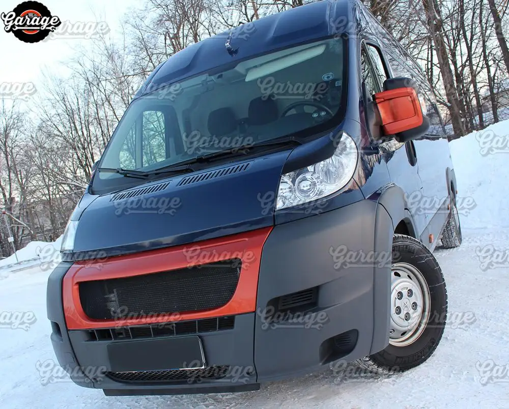 Веки для фар чехол для peugeot Boxer 2006-2013 ABS пластиковые накладки реснички брови Чехлы для отделки аксессуары для стайлинга автомобилей